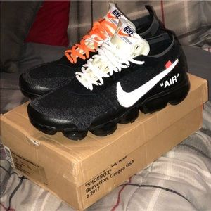 Off-White Shoes - Nike Vapormax Off-White Virgil Abloh Black Off-White Shoes - Nike Vapormax Off-White Virgil Abloh Black
